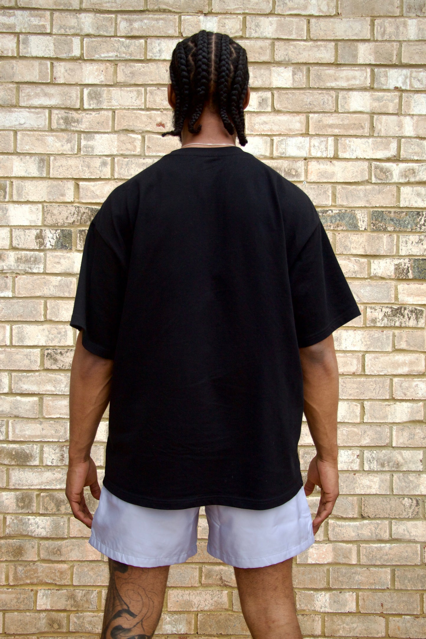 Grey “OGD” Nylon Shorts