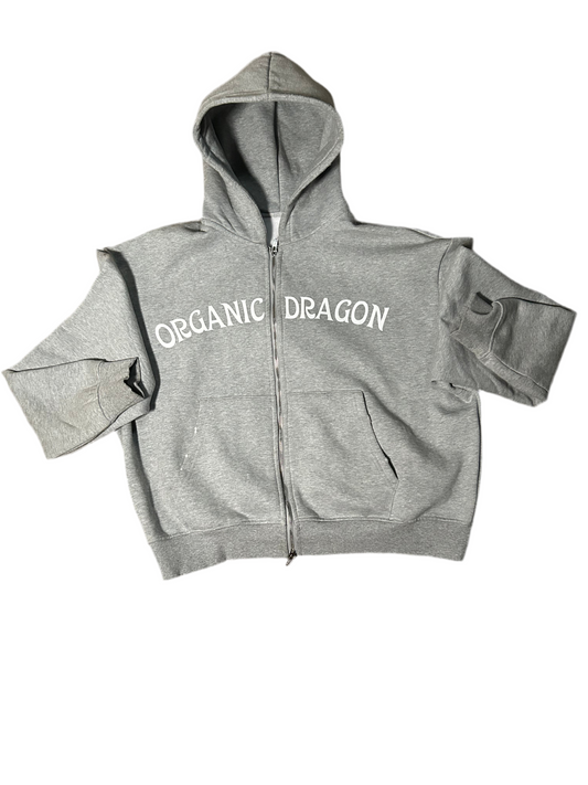 Grey Organic Dragon Weathered Sweatsuit