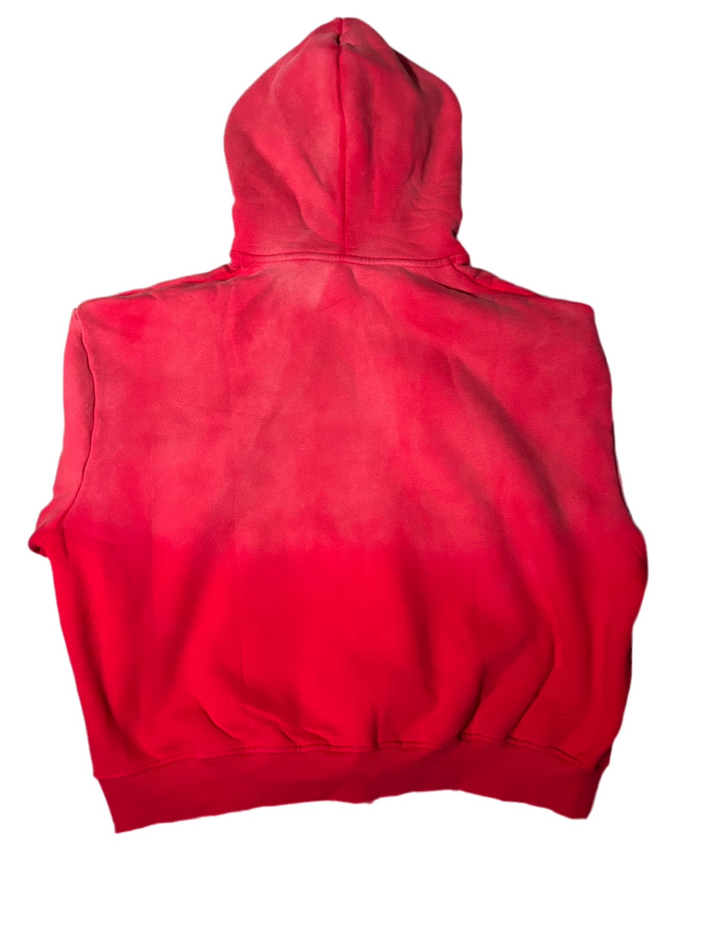 Red Organic Dragon Weathered Zip Up