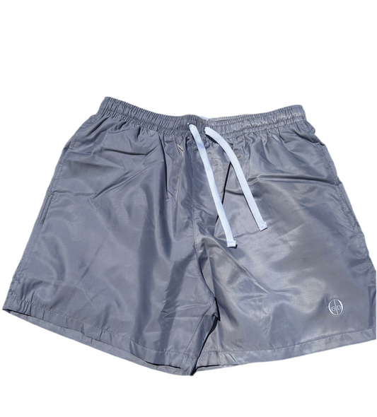 Grey “OGD” Nylon Shorts